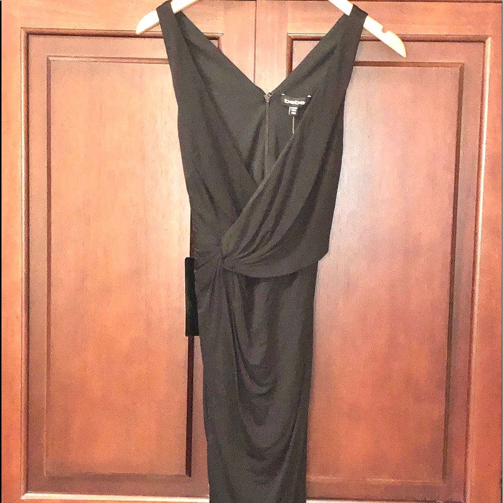 Sexy cute holiday black dress from Bebe